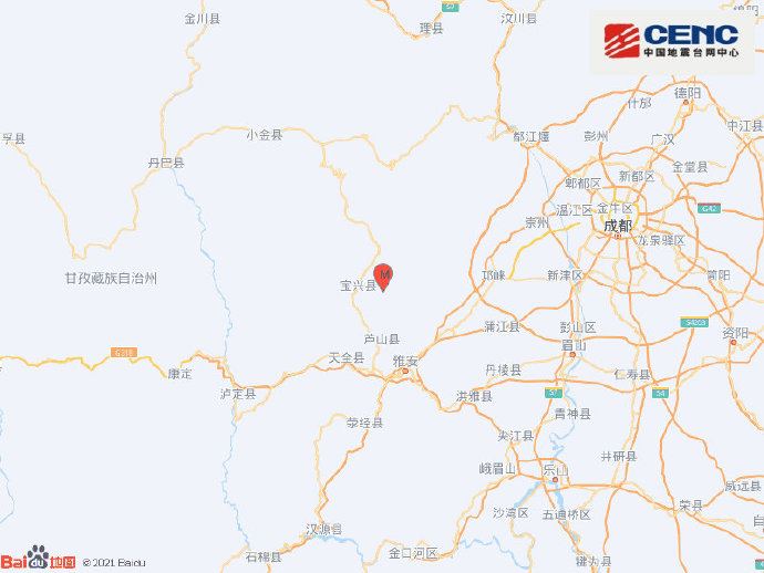 四川雅安芦山县发生6.1级地震 震源深度17千米「相关图片」